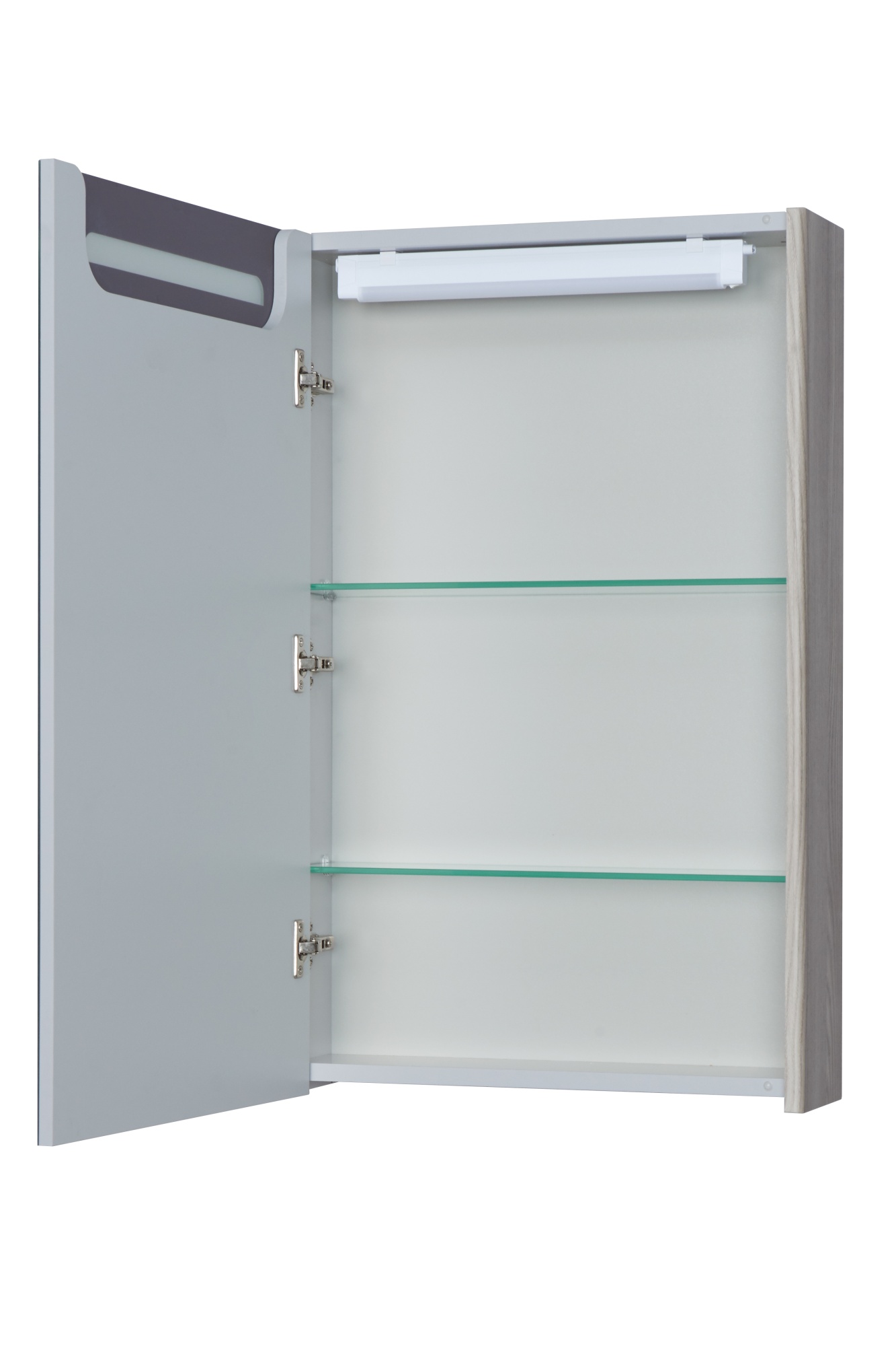 Зеркальный шкаф Aquaton Сильва 50 дуб фьорд (1A215502SIW6L)