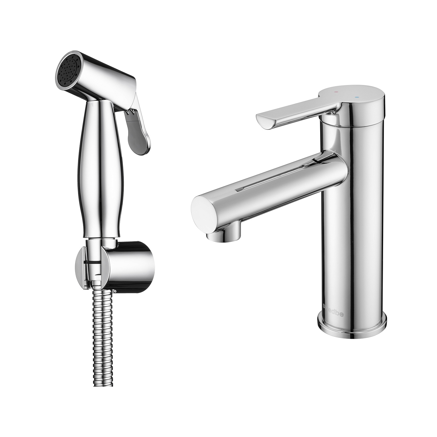 Смеситель для раковины с гигиенической лейкой Swedbe Diana 1060