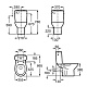 Чаша для унитаза-компакта Roca Victoria 342399000 (ПРОДАЕТСЯ ТОЛЬКО С БАЧКОМ)