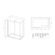 Душевая перегородка RGW WA-020 (WA-010 (2 шт.) + S-1220), 02122028-14