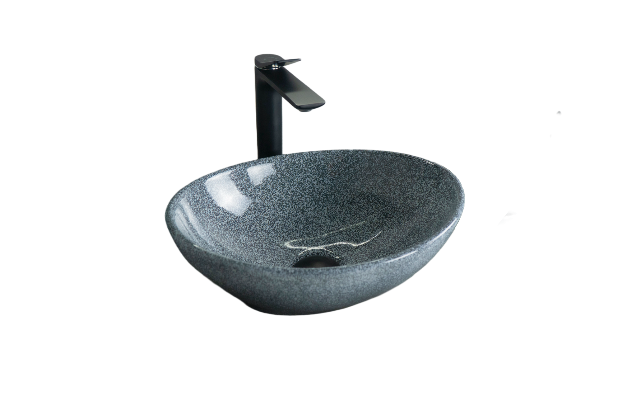 Раковина Gid Mnc331 54430 накладная под камень глянцевая 41x34x15