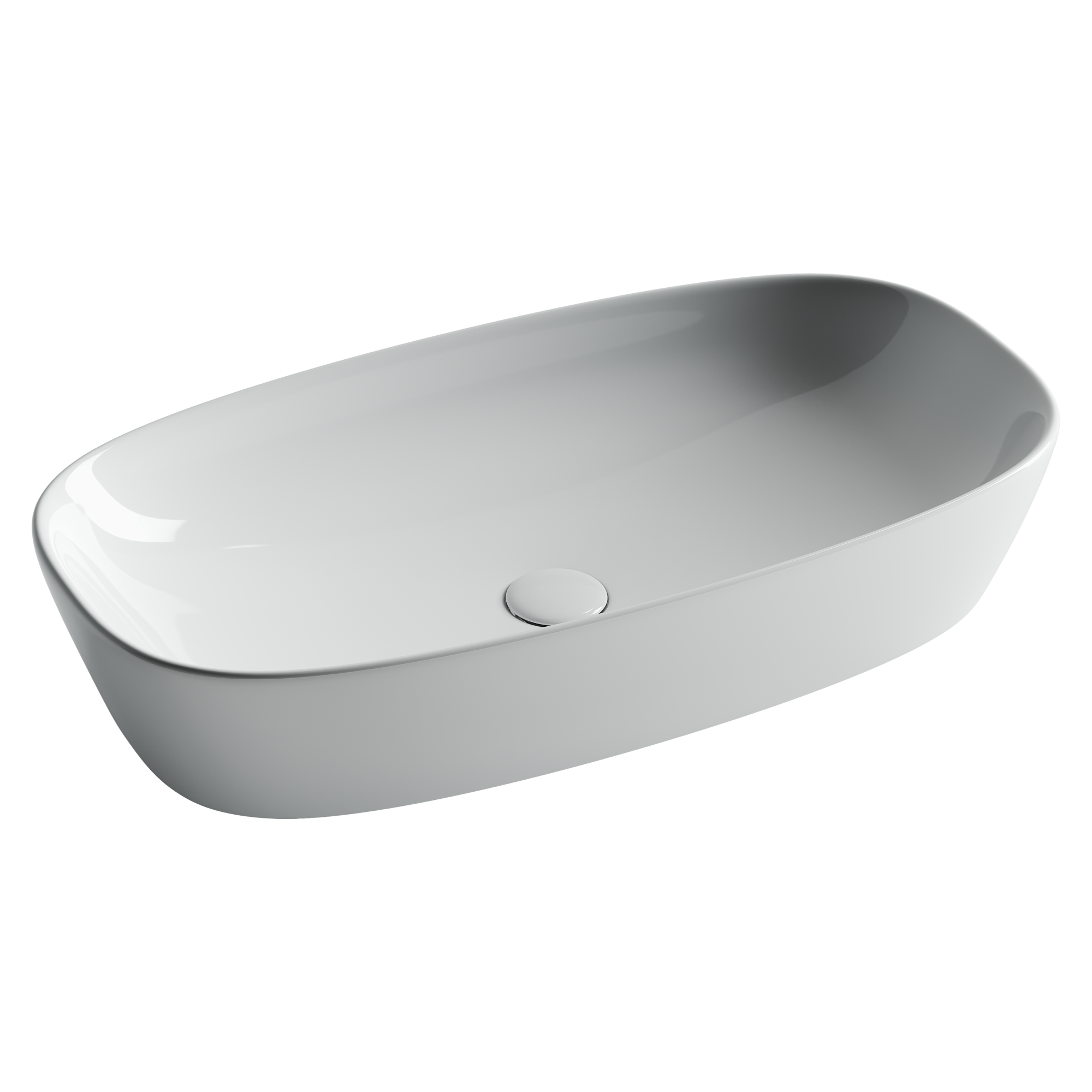 Умывальник чаша накладная овальная Element 700*375*140мм, CN5040