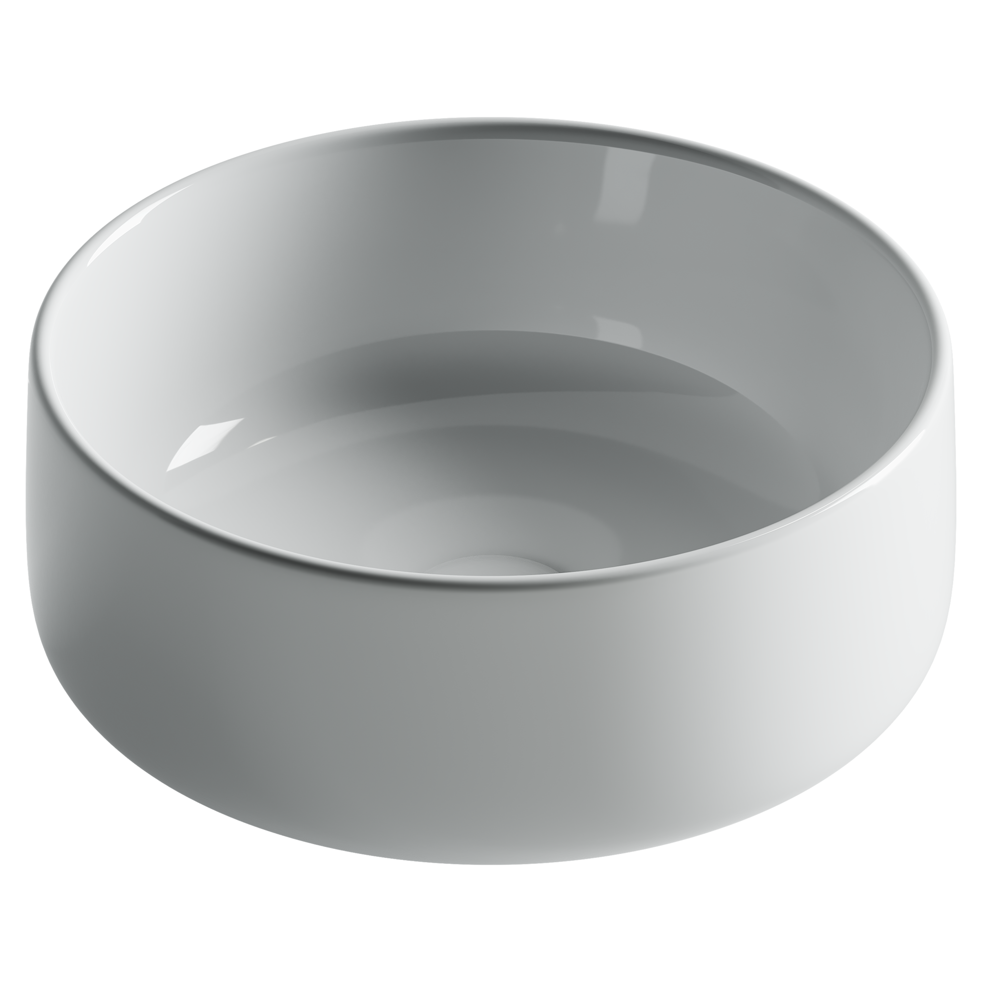 Умывальник чаша накладная круглая Element 355*355*150мм, CN5047