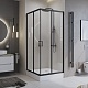 Душевой уголок BelBagno UNO-195-A-2-100-C-NERO