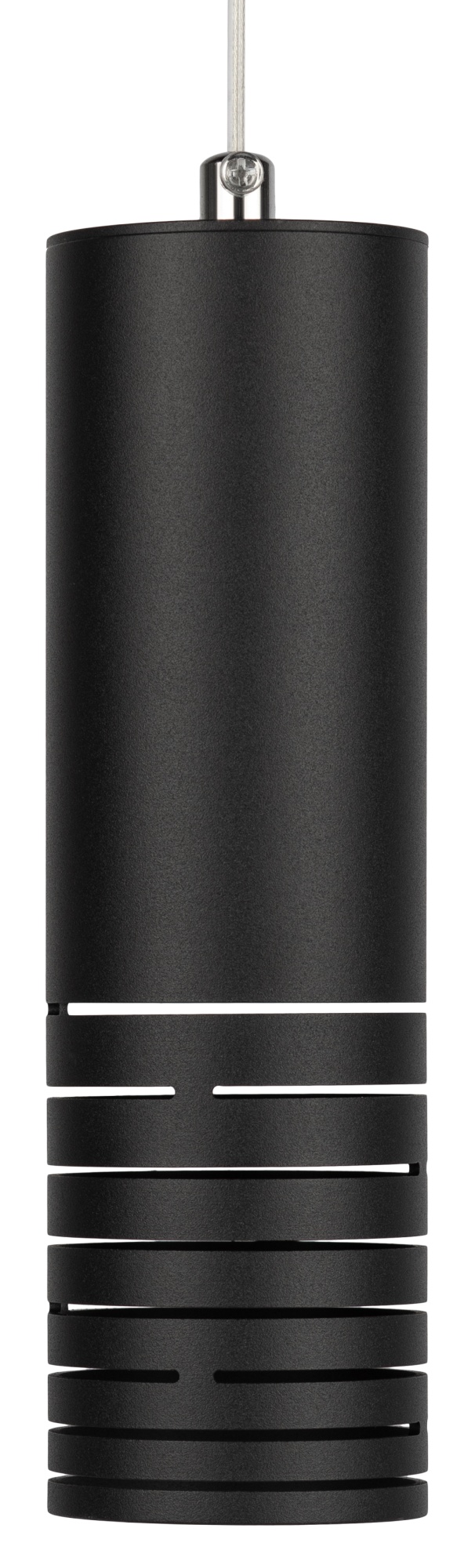 Светильник подвесной (подвес) PL22 BK MR16 GU10 потолочный цилиндр черный
