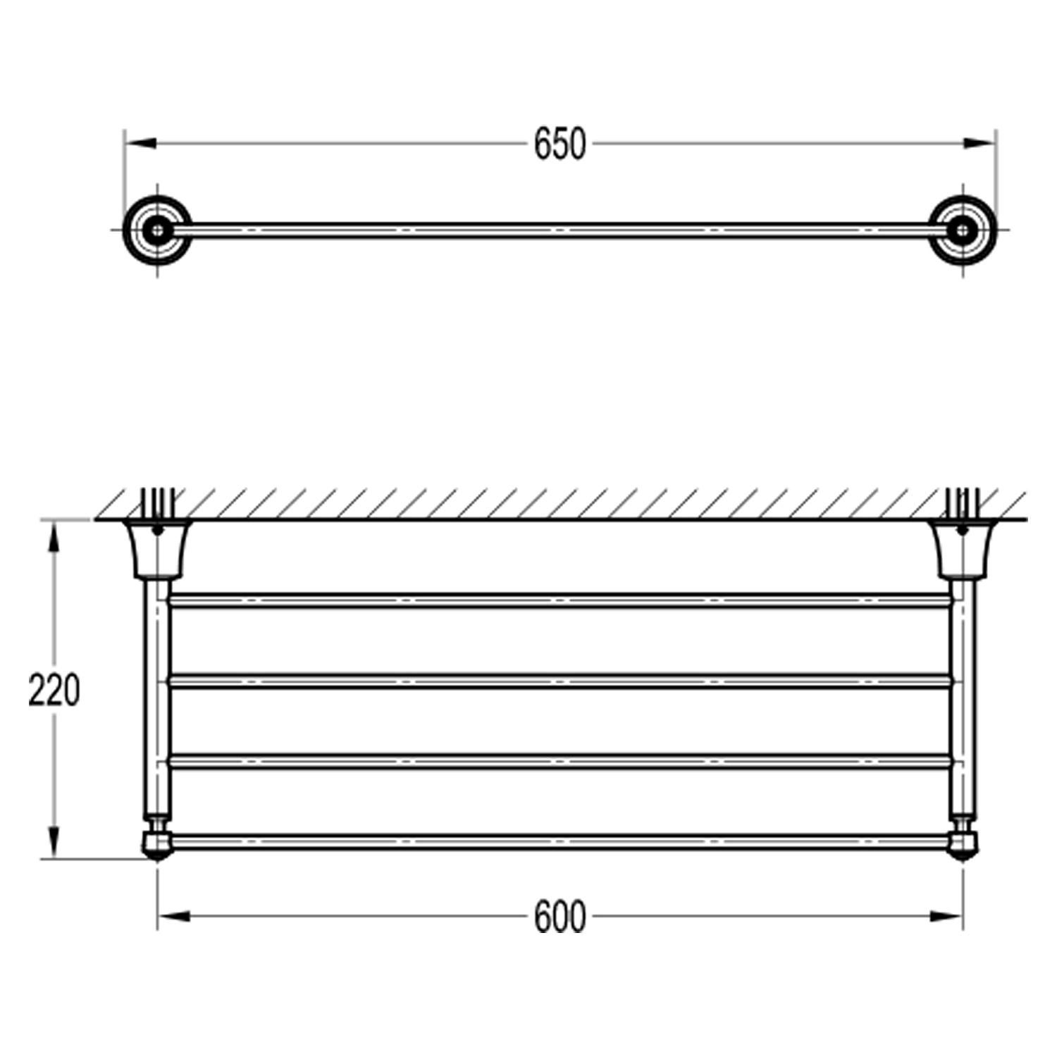 Полотенцедержатель Swedbe Terracotta Art 2539