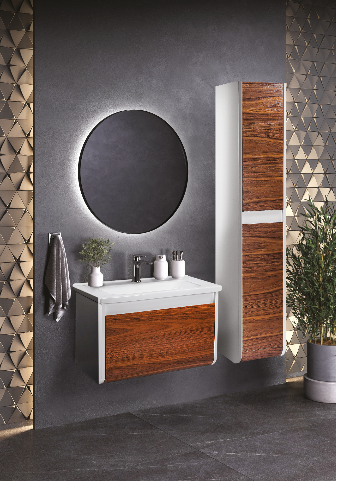 Пенал вертикальный Vision (правый)