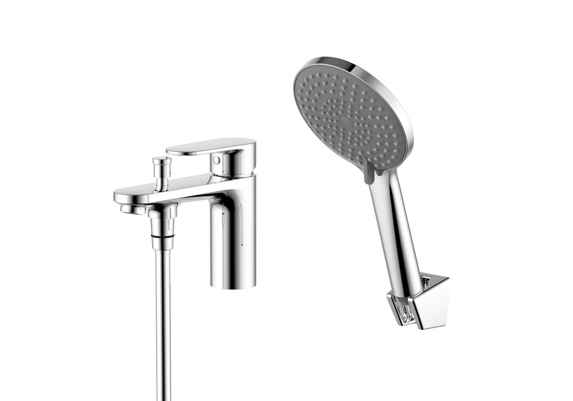 Cмеситель Aquatek НИКА врезной на борт ванны на 1 отв.          AQ1844CR           хром