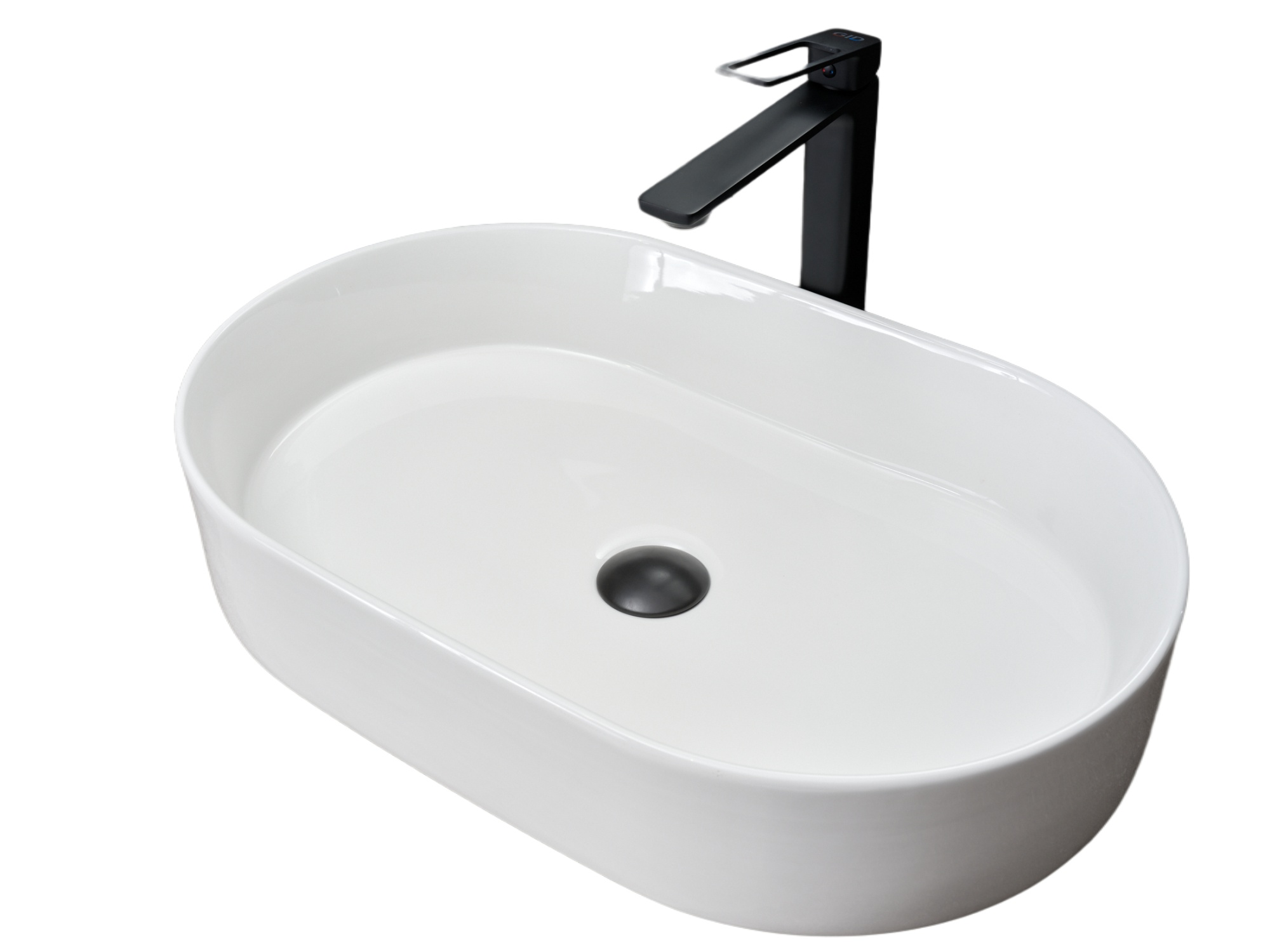 Раковина Gid D1479 51203 накладная белая 61x38.5x12