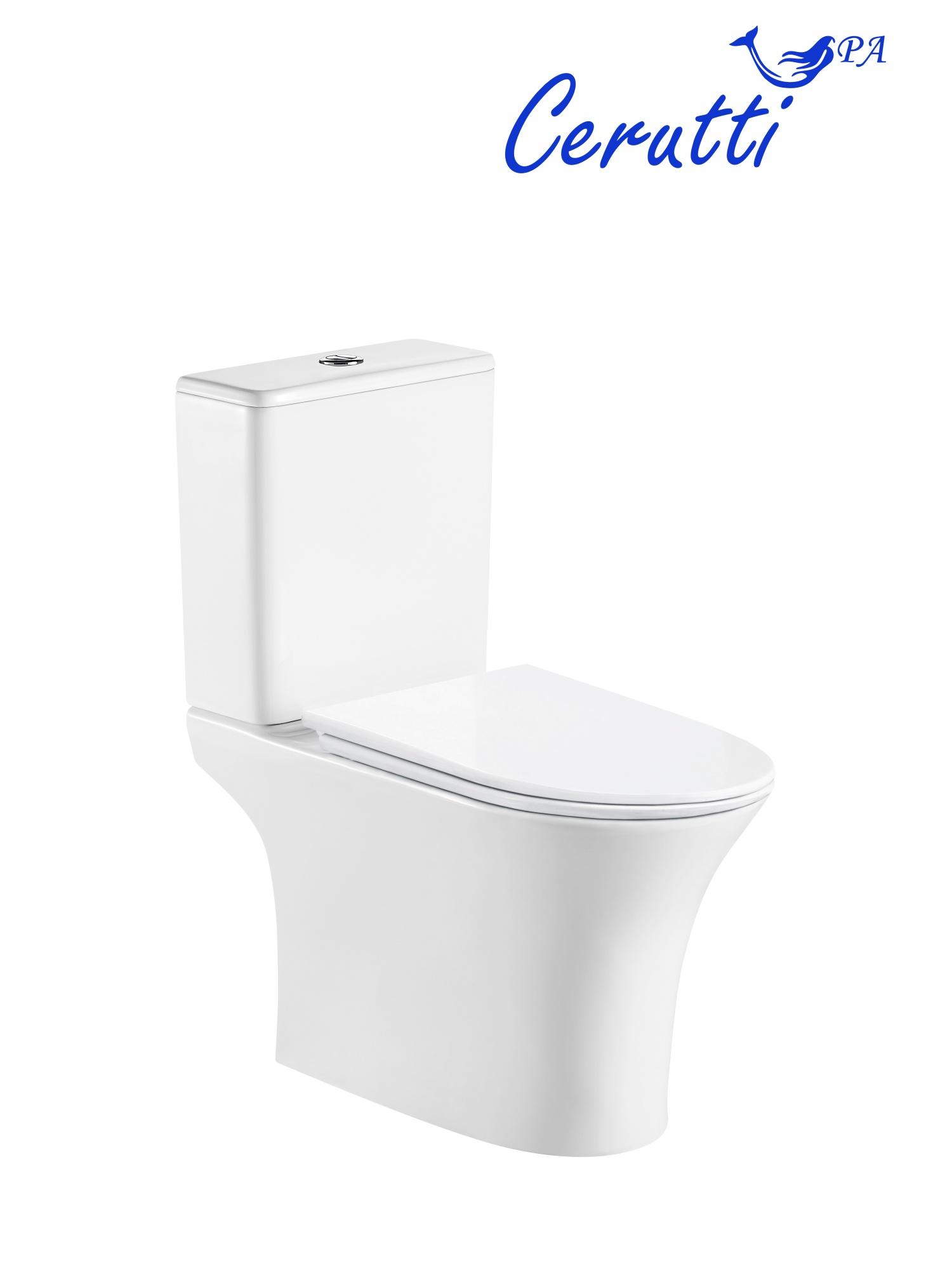 Унитаз BERNINA напольный безободковый Ceruttispa CT7193 (650x340x770)