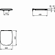 Крышка-сиденье Ideal Standard Tesi T352701 с микролифтом, петли хром