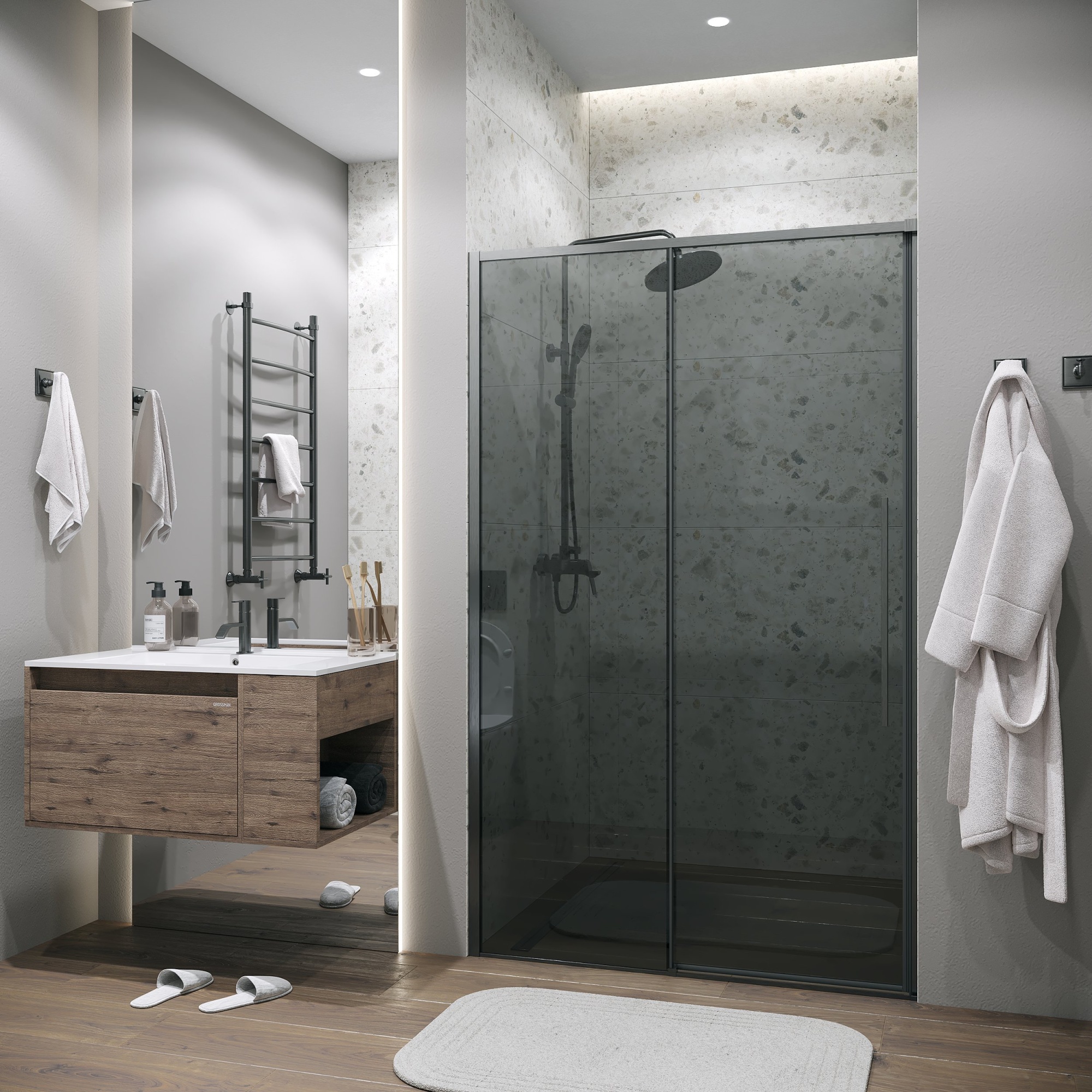 Дверь в нишу 100.K33.01.120.42.10 Galaxy (120*195)