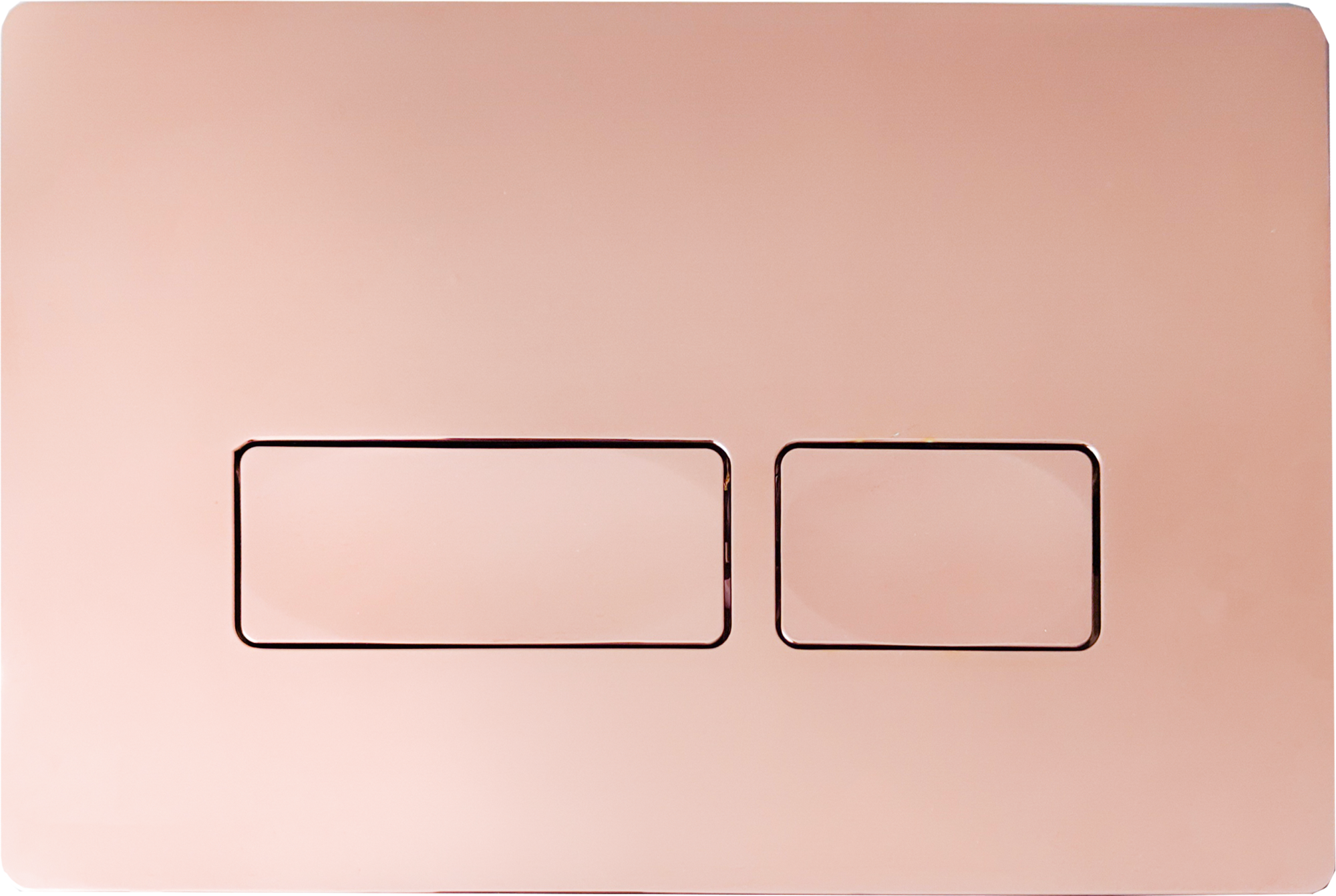 Кнопка CR02RG смыва для инсталляций Ceruttispa (розовое золото, глянцевая)