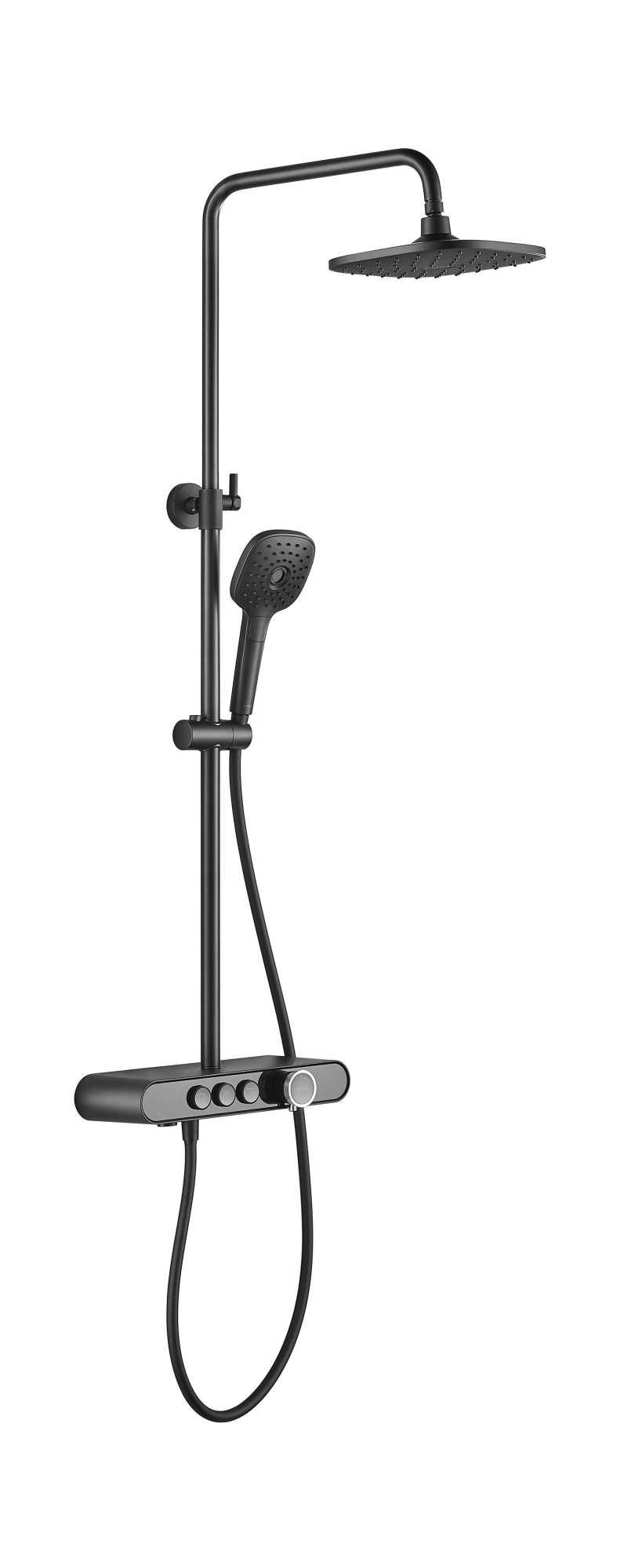 Душевая стойка ARROW AG3323SHMB с термостатом, черный матовый