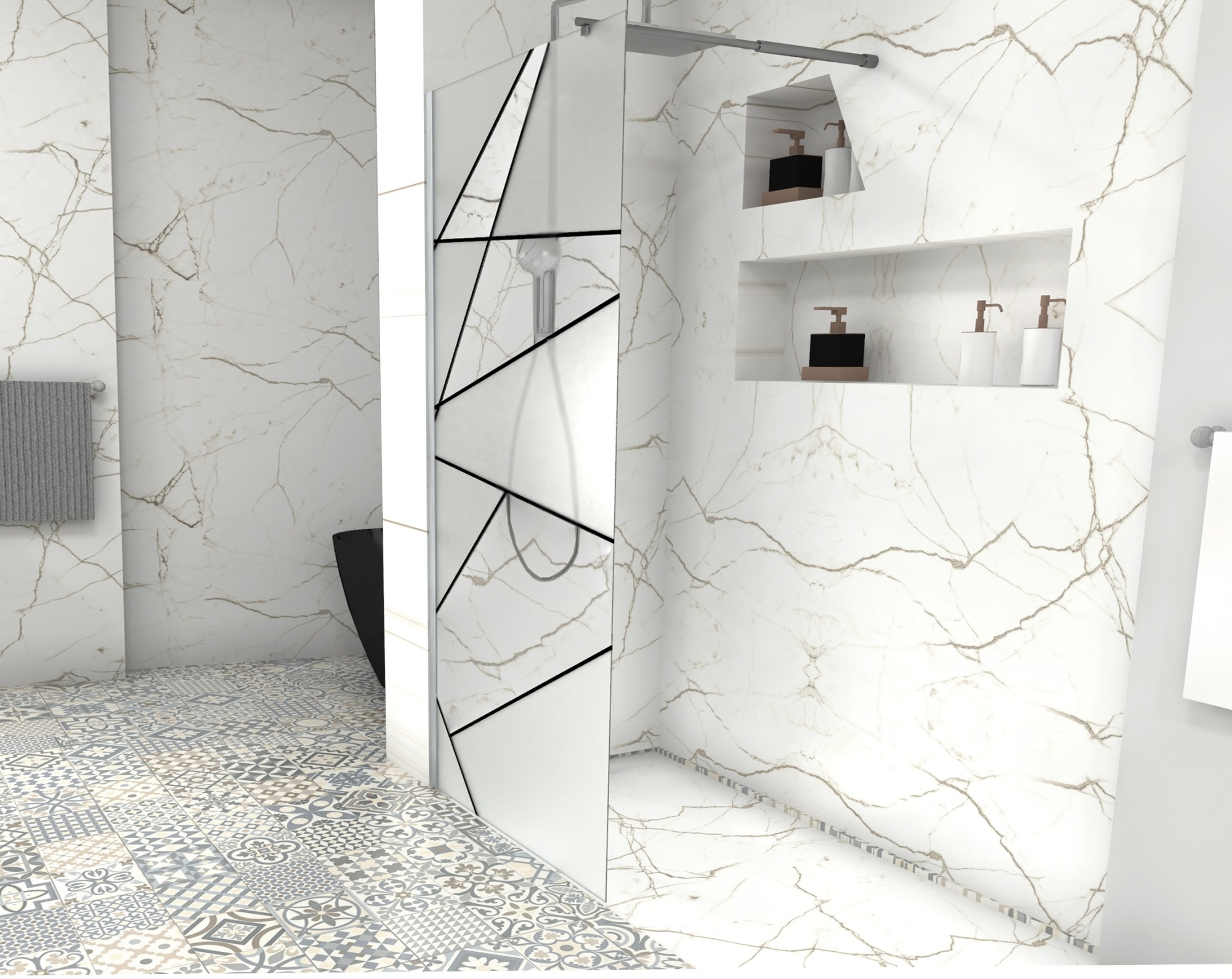 Ограждение PICK T90 душевое Ceruttispa без поддона (90x190)