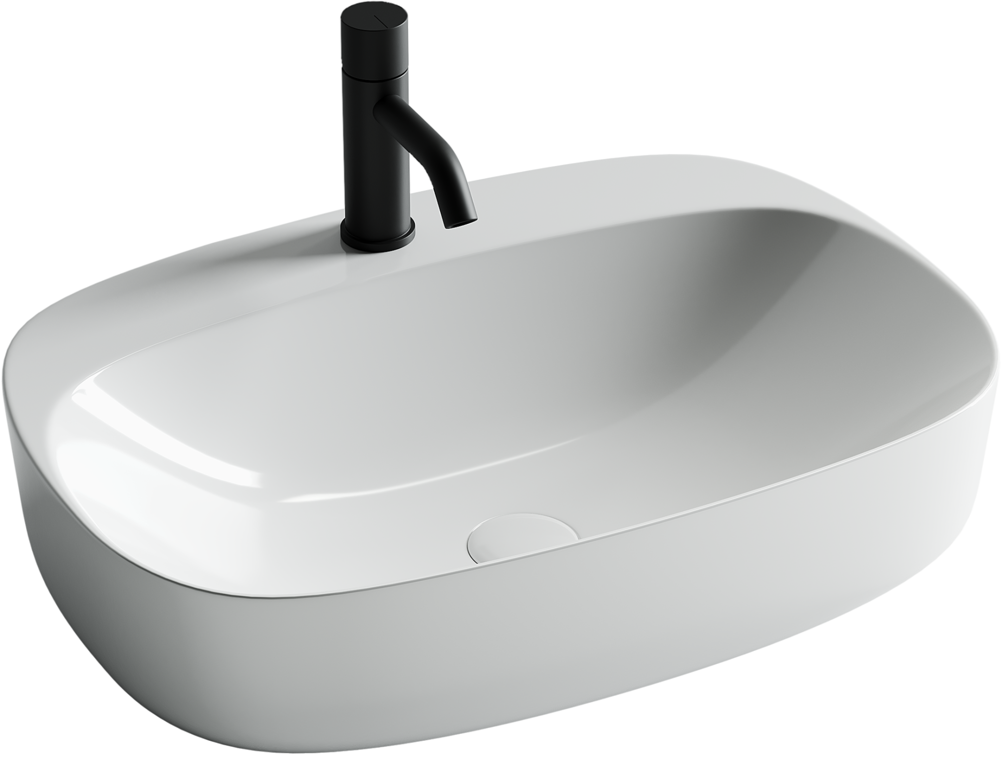 Умывальник чаша накладная овальная Element 595*420*155мм, CN5012