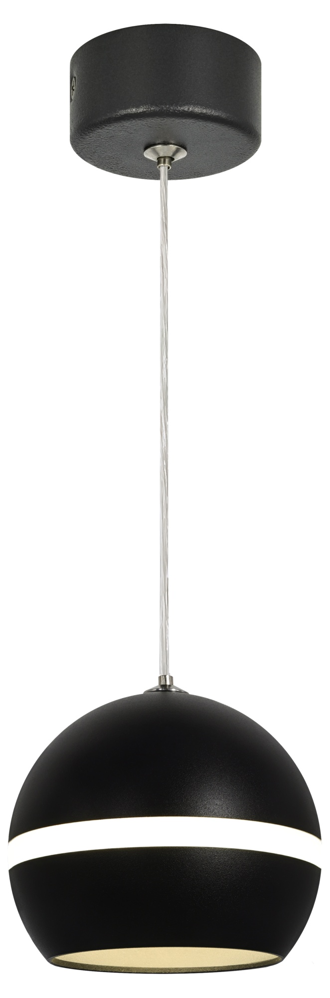Светильник подвесной (подвес)  PL21 BK GX53 потолочный шар черный