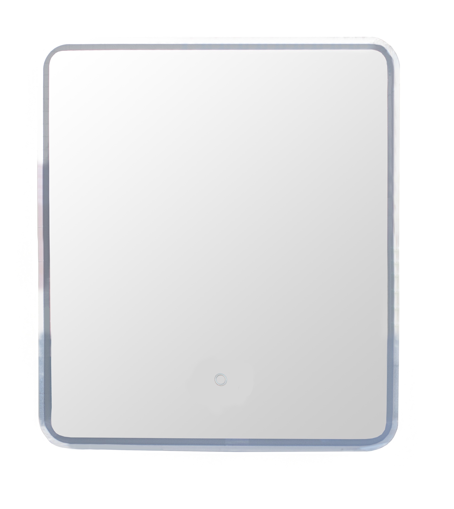 Зеркало-шкаф "Каре 50*80" с подсветкой, сенсор на зеркале