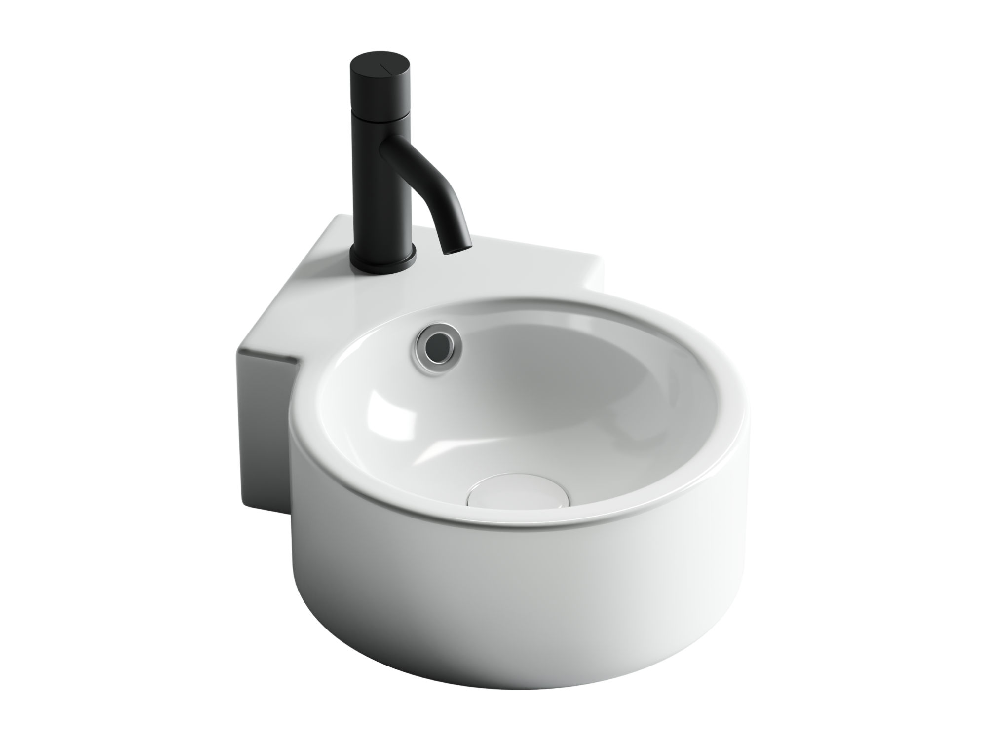 Умывальник подвесной угловой Element 310*430*125мм, CN5019