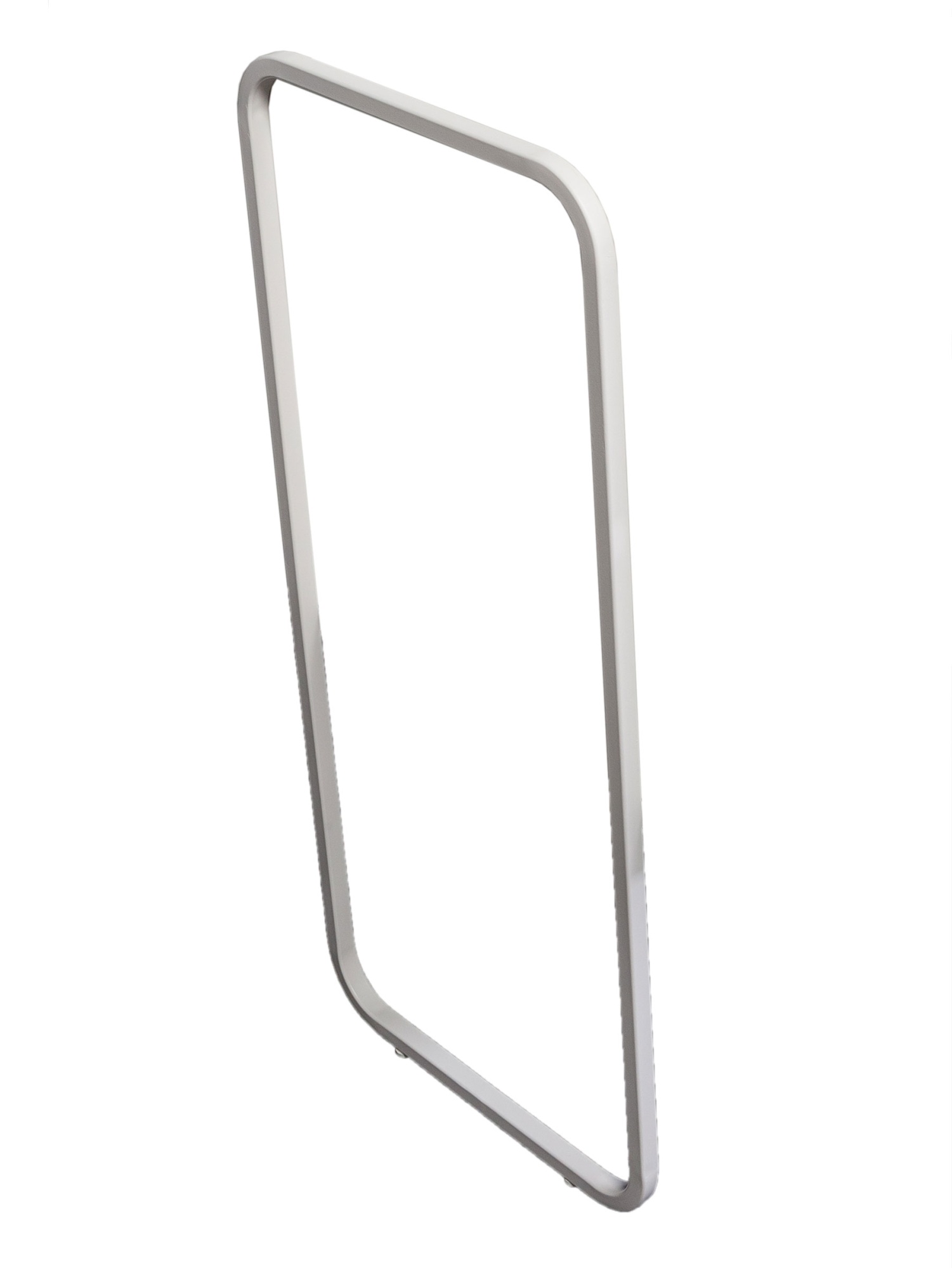 Ножки для тумбы Vallessi нерж. сталь белые (пара) для прямых столешниц