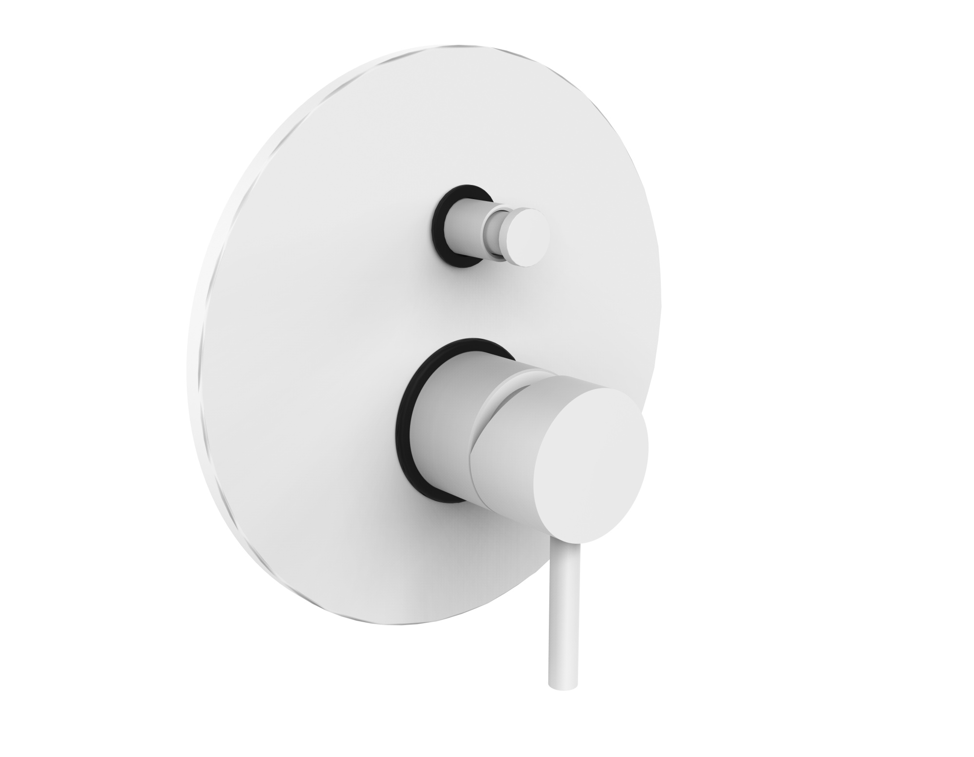 Смеситель встраиваемый для душа на 2 выход Paffoni LIGHT LIG015BO встраиваемый Белый матовый