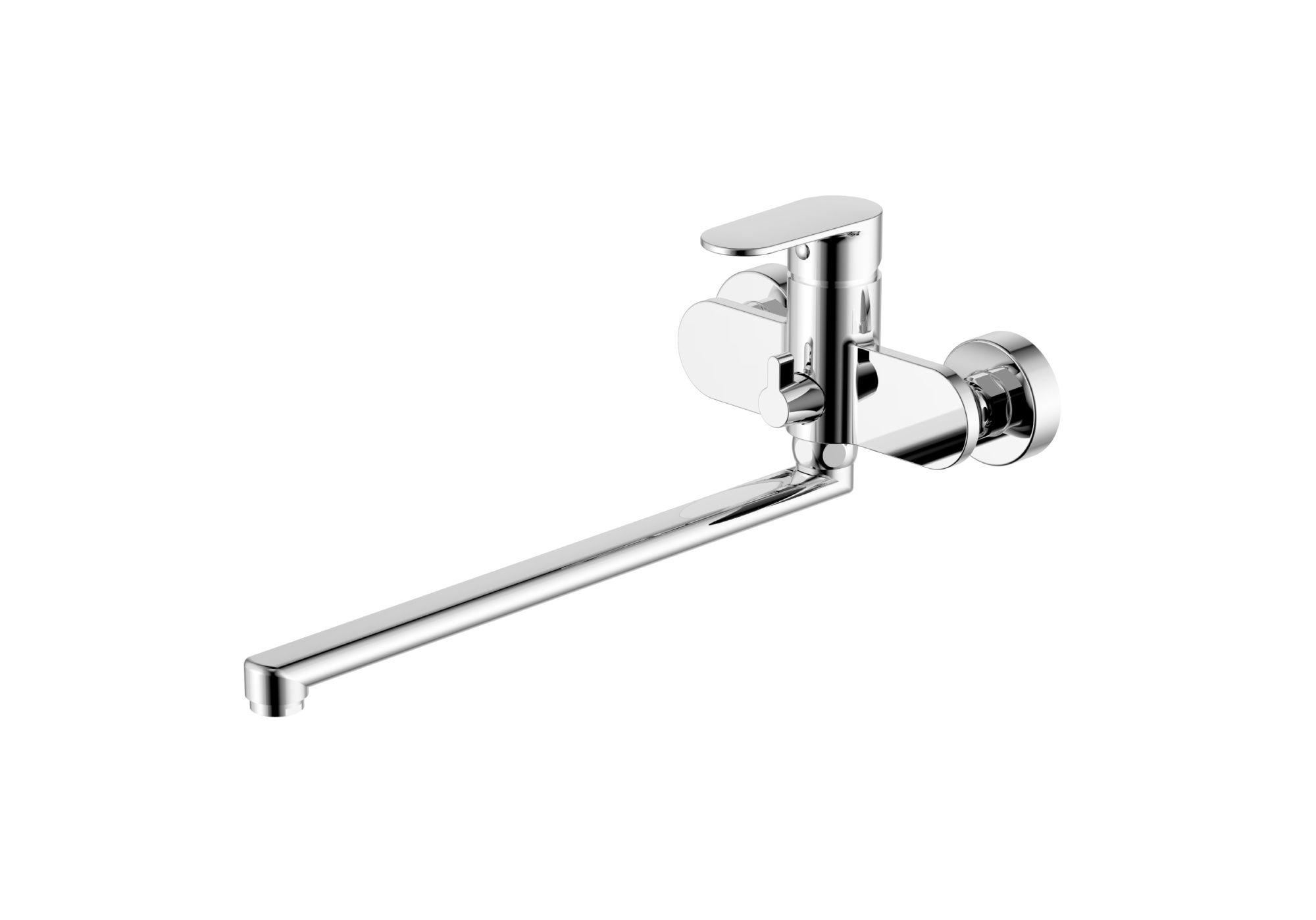 Смеситель Aquatek НИКА для ванны с длинным изливом AQ1842CR              хром