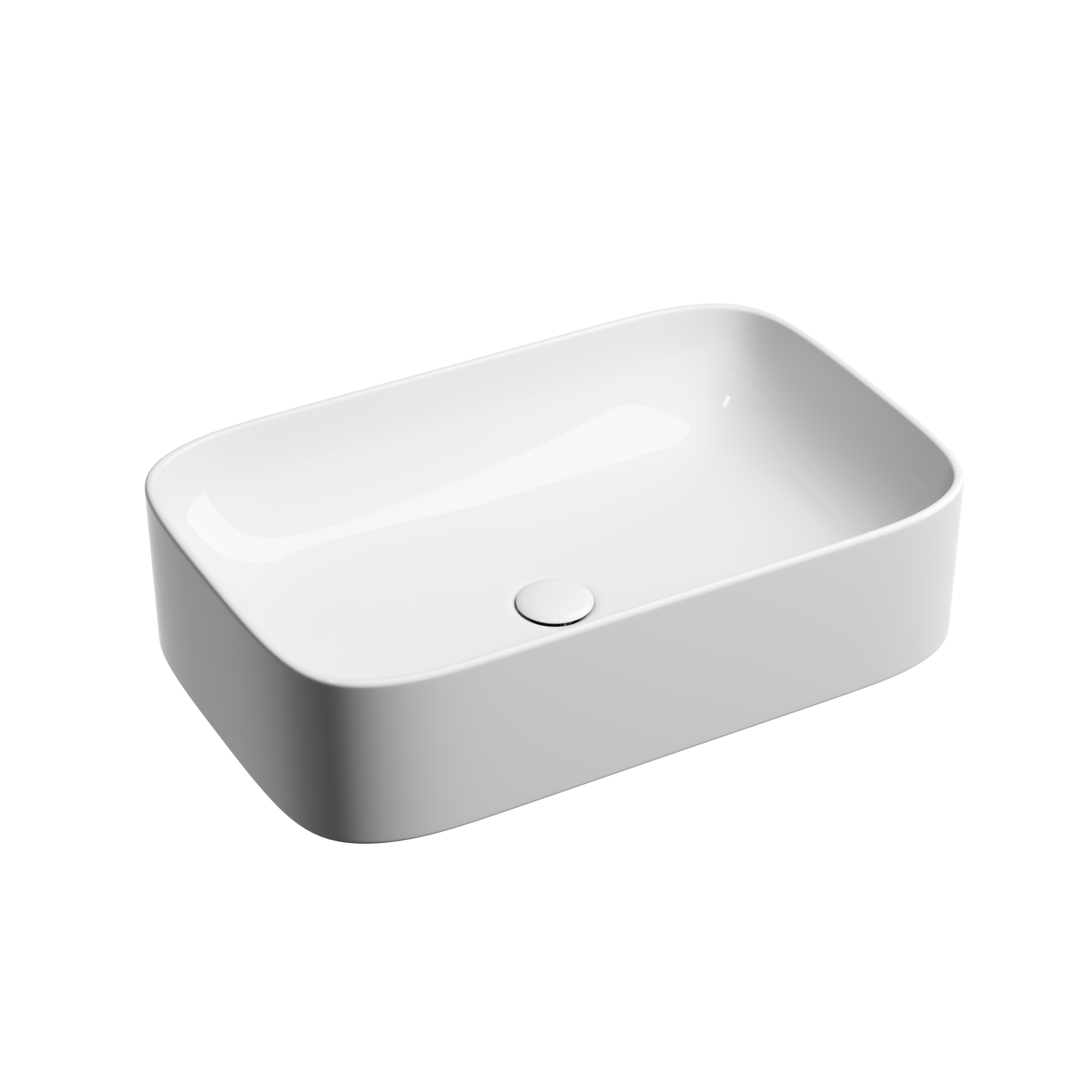 Умывальник чаша накладная прямоугольная Element 605*380*150мм, CN6053