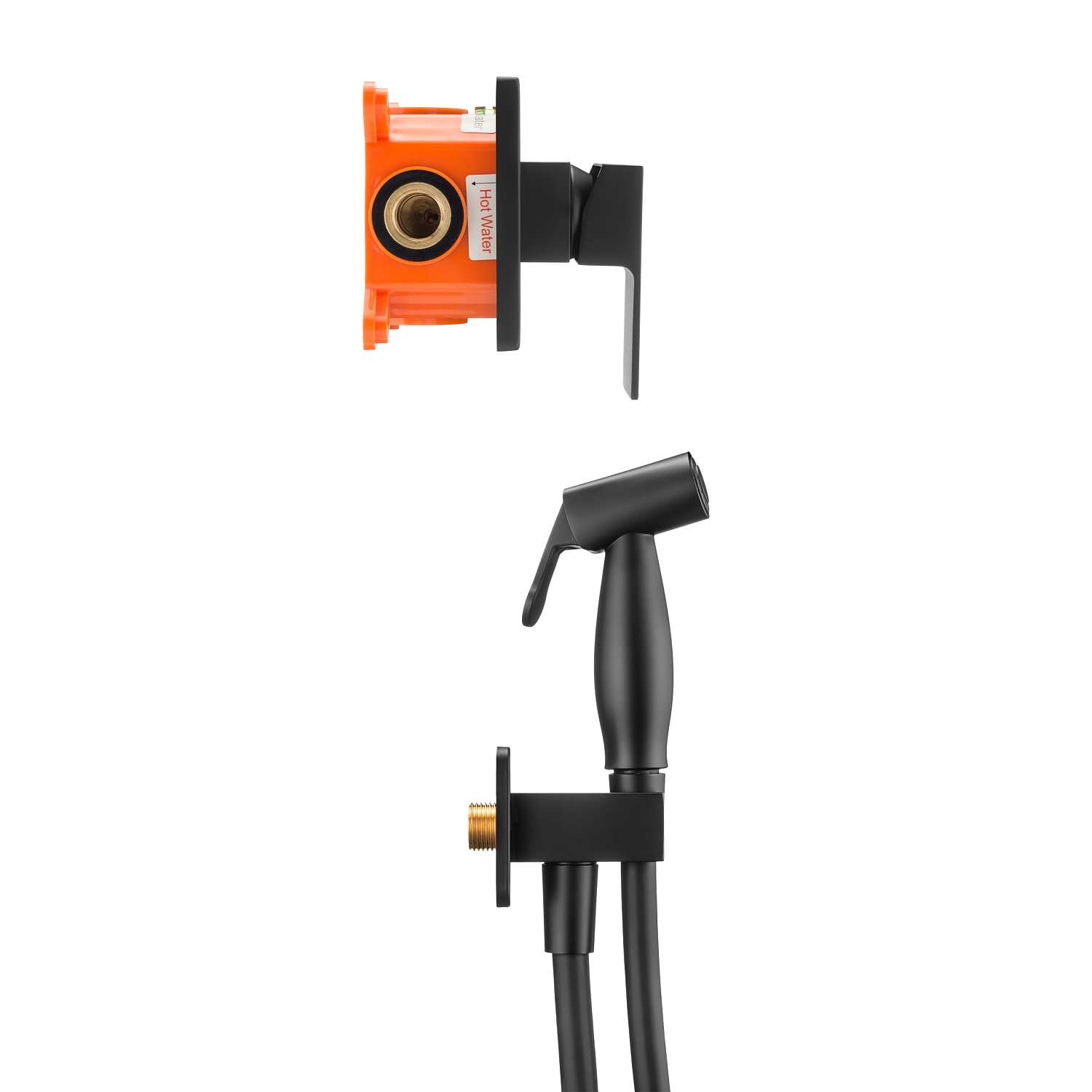 Гигиенический набор со встраиваемым смесителем Swedbe Platta 5549B