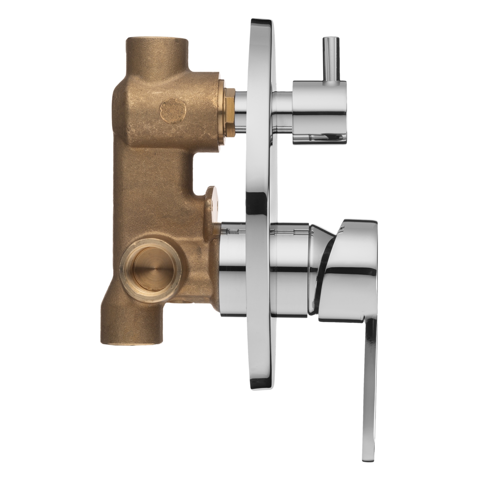 Смеситель встраиваемый подключение на 2 выхода Swedbe Platta 5514