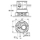 Монтажный набор для напольного излива для ванны Grohe 45984001