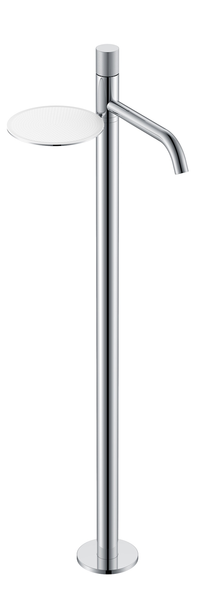 Смеситель STICK напольный для умыв. CHROME SPIRALE