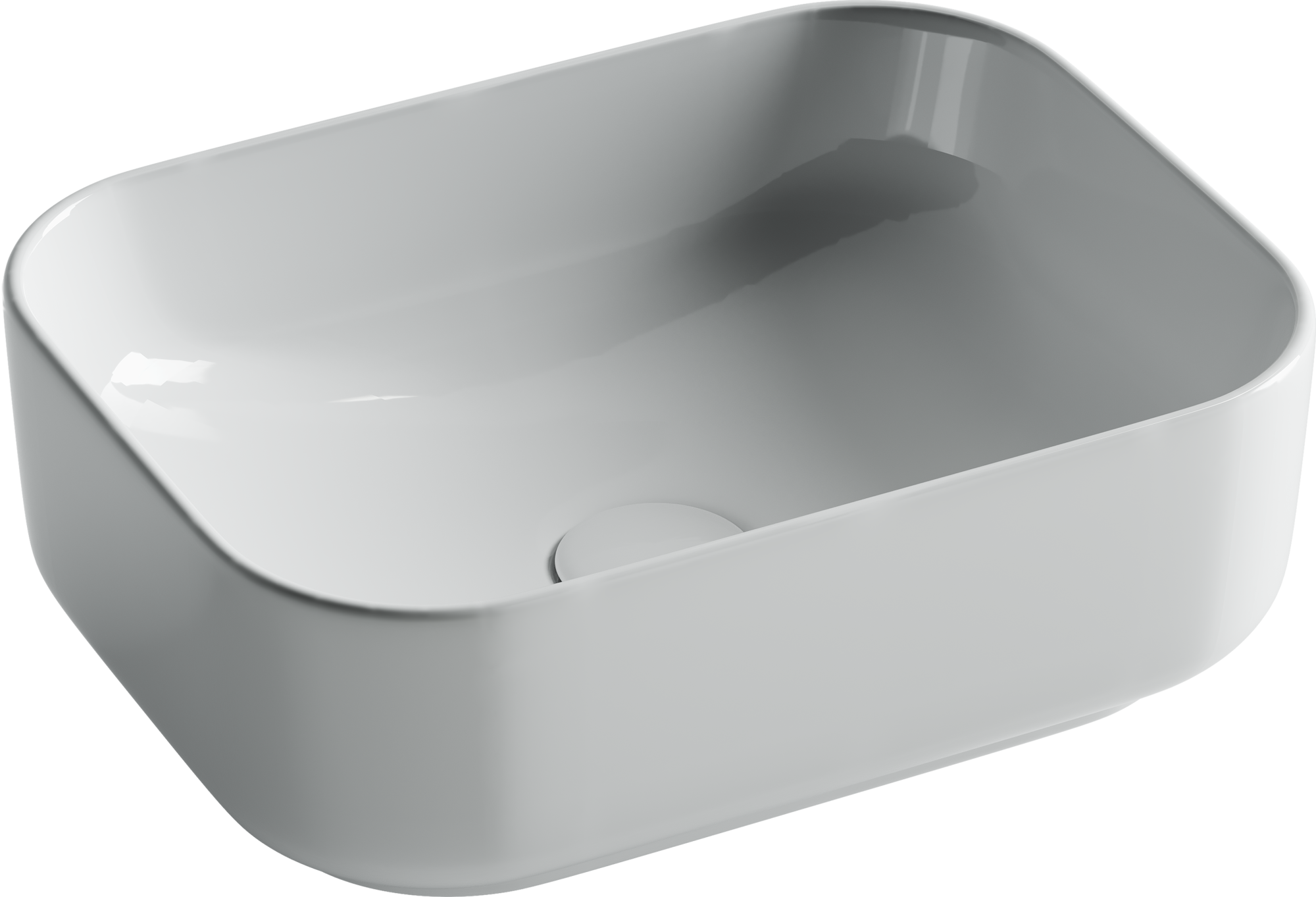 Умывальник чаша накладная прямоугольная Element 400*305*140мм, CN5042