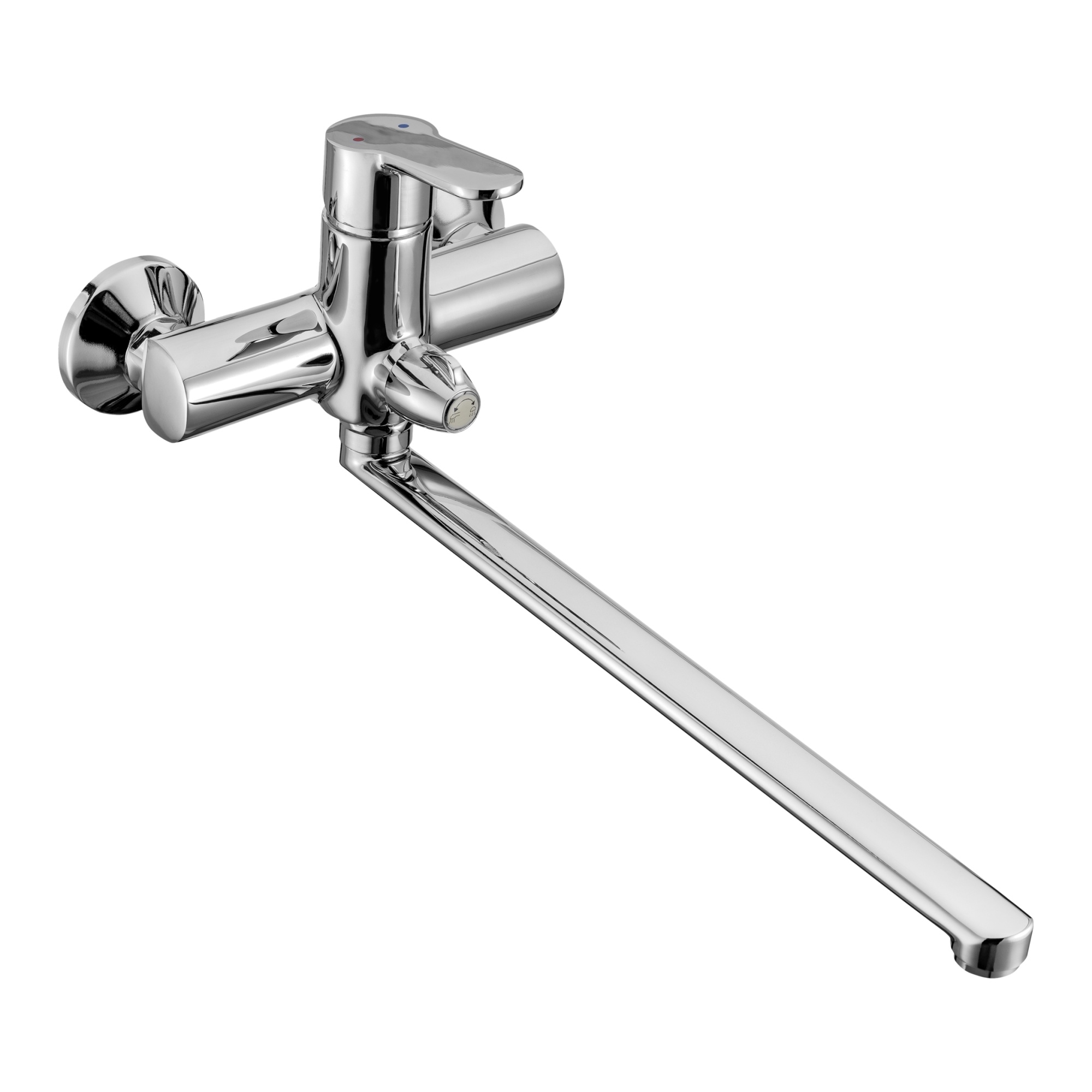 Смеситель для ванны с длинным изливом Z-формы Swedbe Olymp 1850