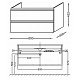 Тумба под раковину Jacob Delafon Vox EB2078-R1-N18