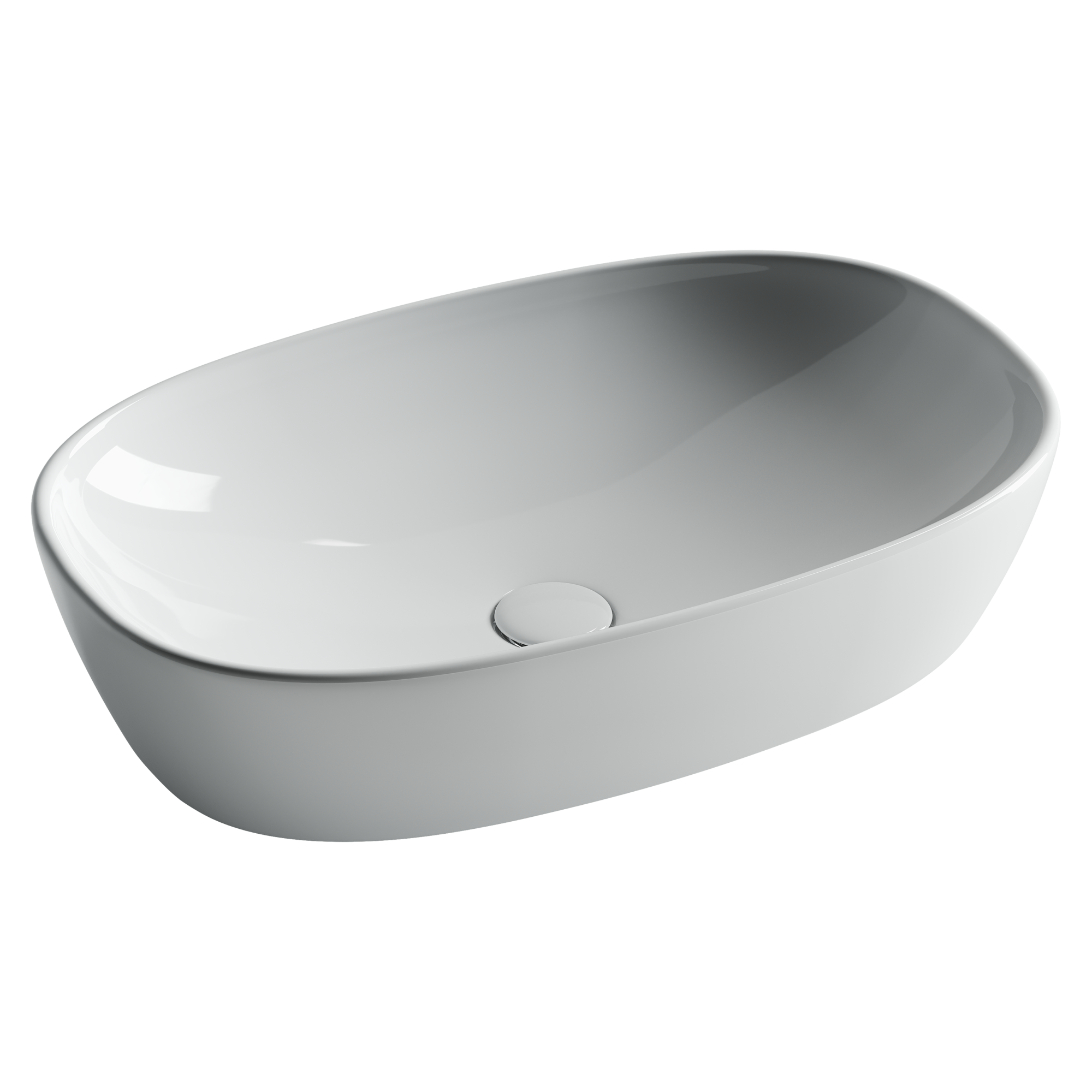 Умывальник чаша накладная овальная Element 600*380*140мм, CN5039