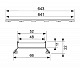 Решетка под плитку TECE drain line plate II 600772 70 см