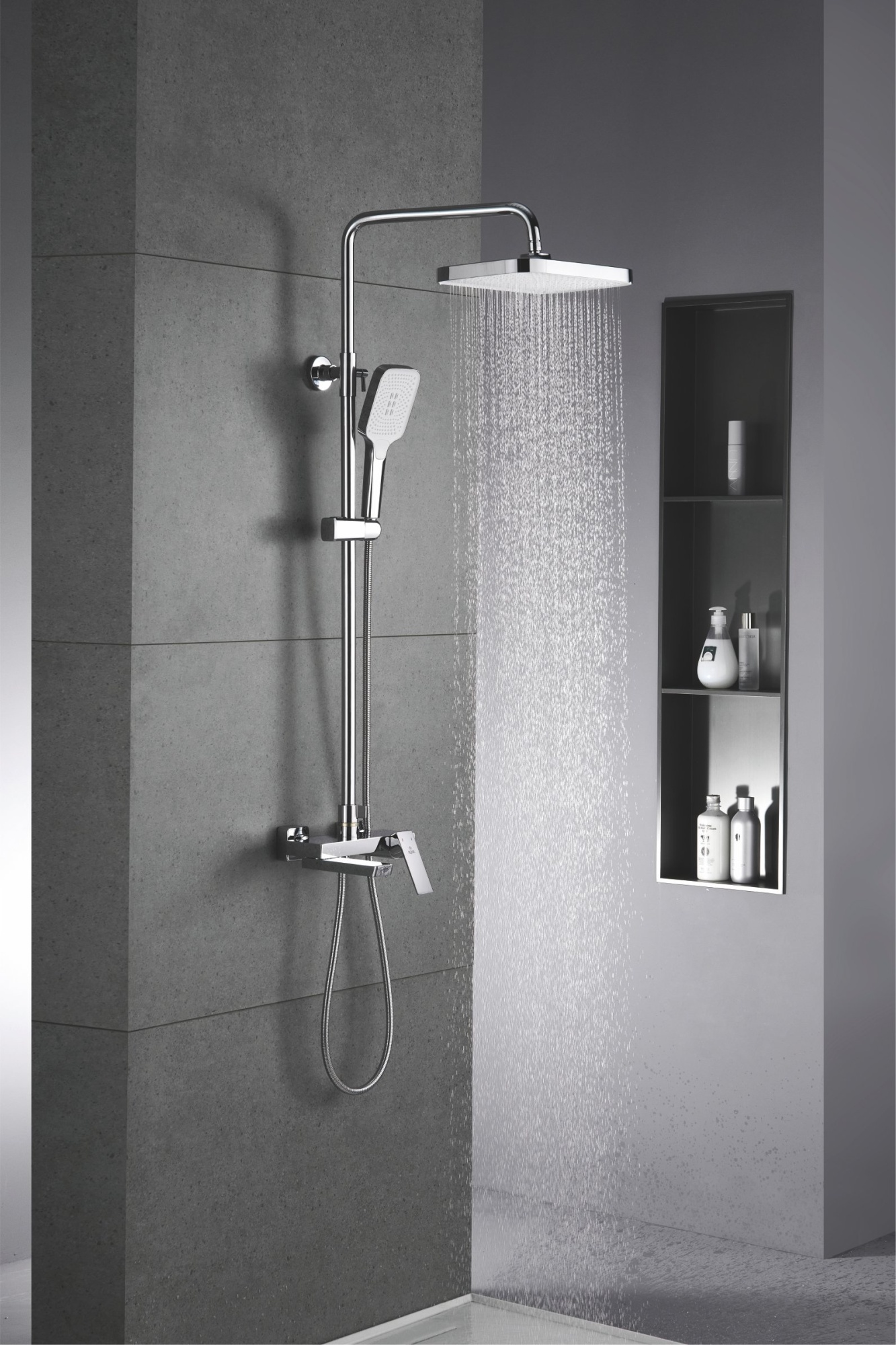 Душевая система Rose R1836, хром