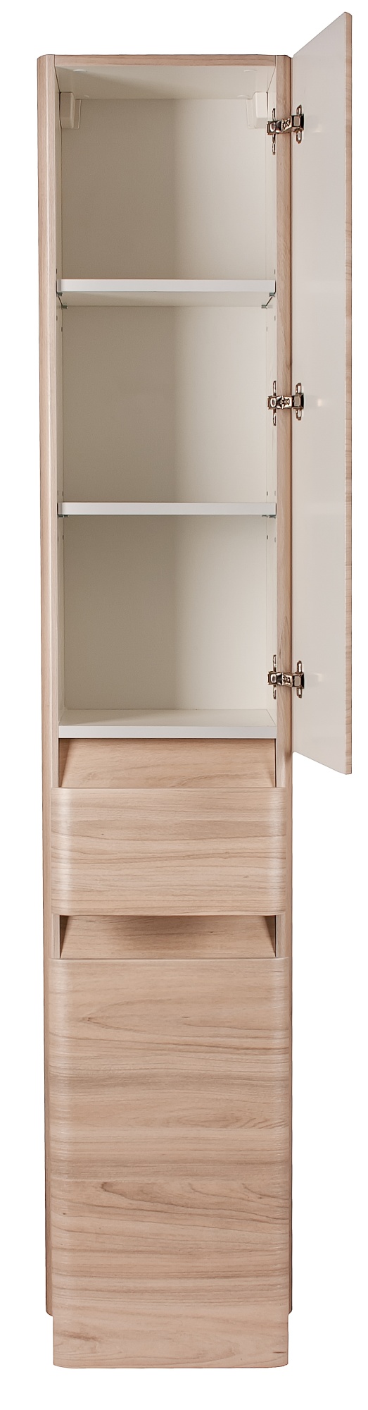 Колонна универсальная "Атлантика 35" с корзиной, Люкс ясень перламутр, PLUS