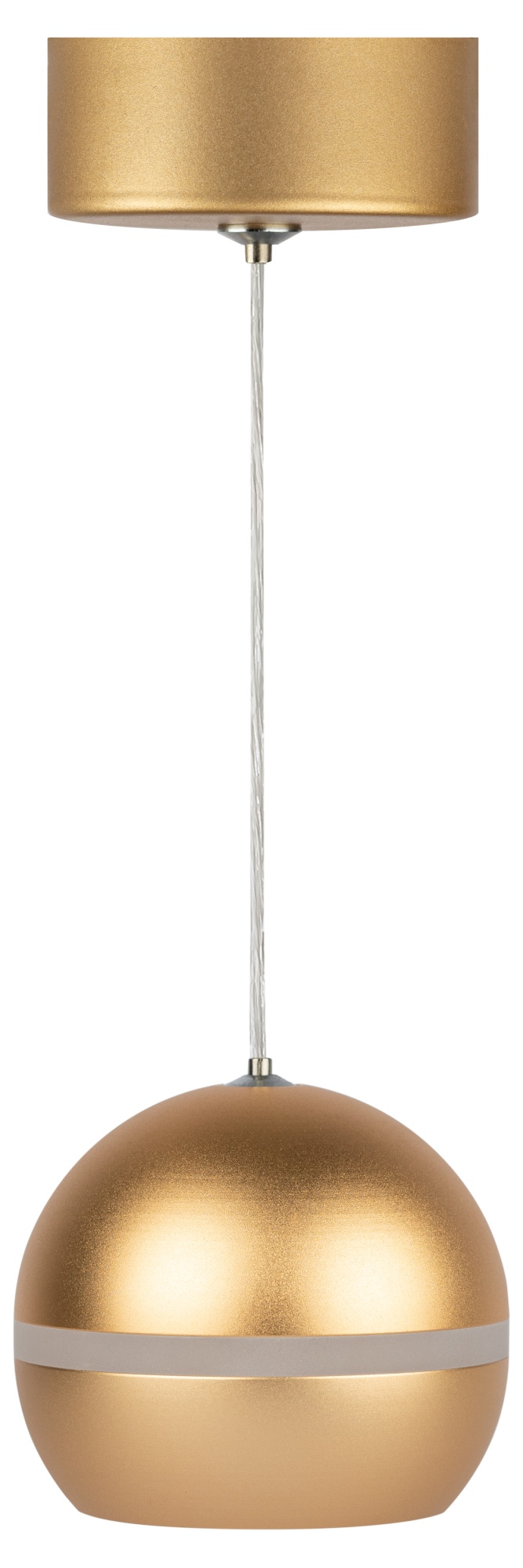 Светильник подвесной (подвес)  PL21 GD GX53 потолочный шар золотой
