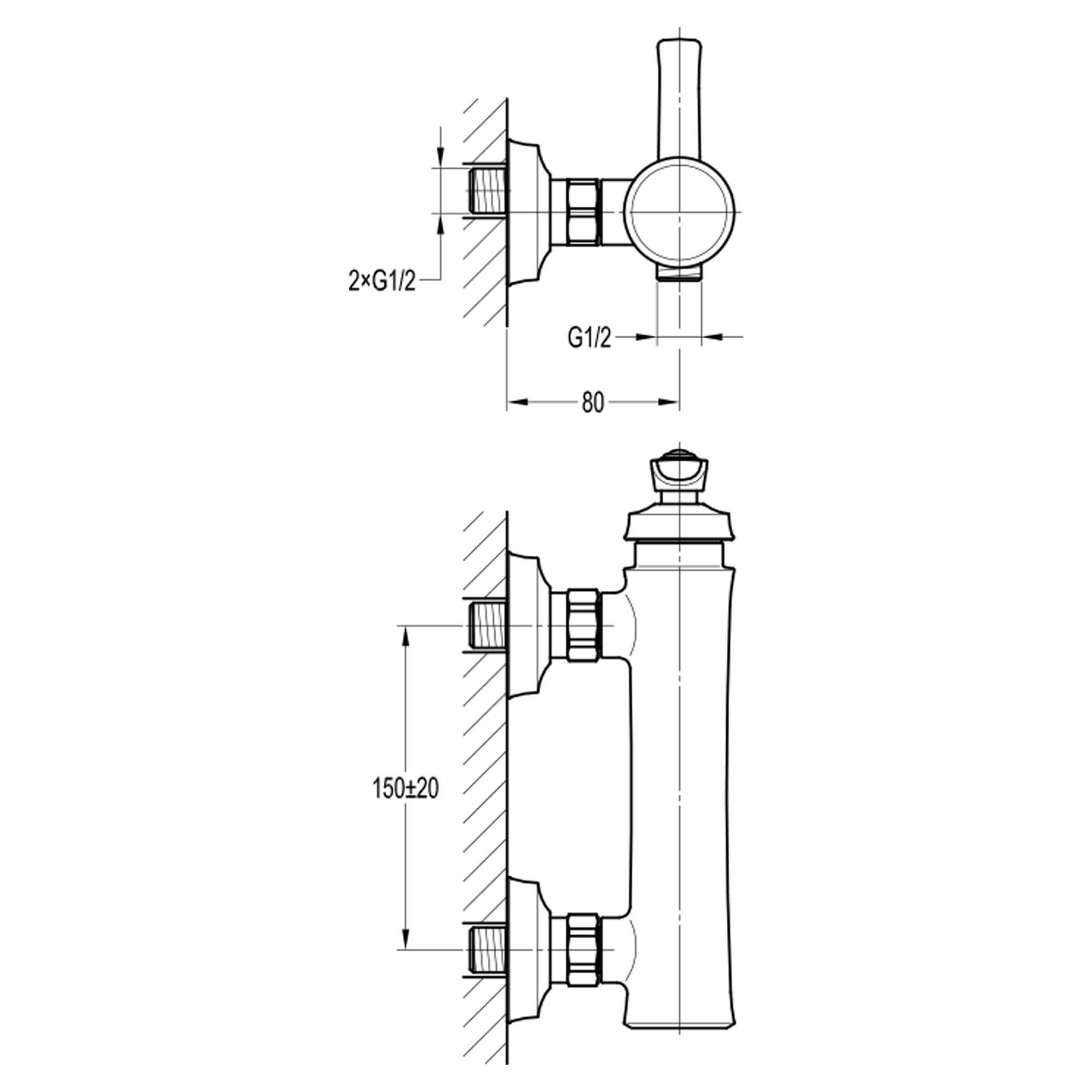 Смеситель для душа Swedbe Terracotta Art 2509