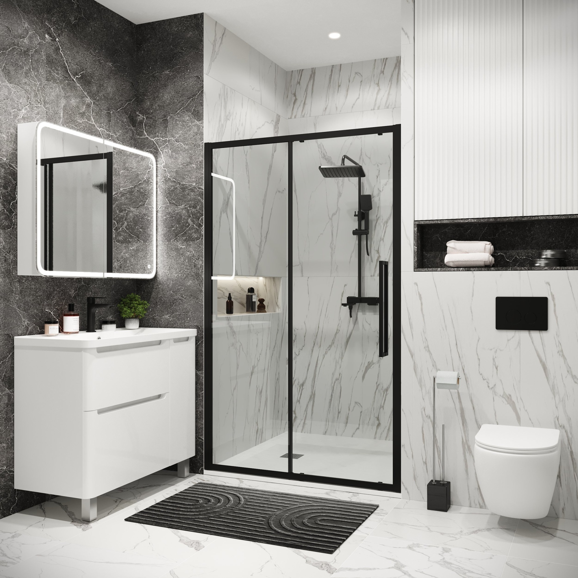 Дверь в нишу 100.K33.02.140.21.00 Cosmo (140*195)