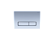 Панель смыва Aquatek Slim Хром матовая (клавиши прямоугольные) KDI-0000024