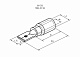 Клемма плоская изол. (штекер) (VM 2-187(8)) REXANT 08-0332