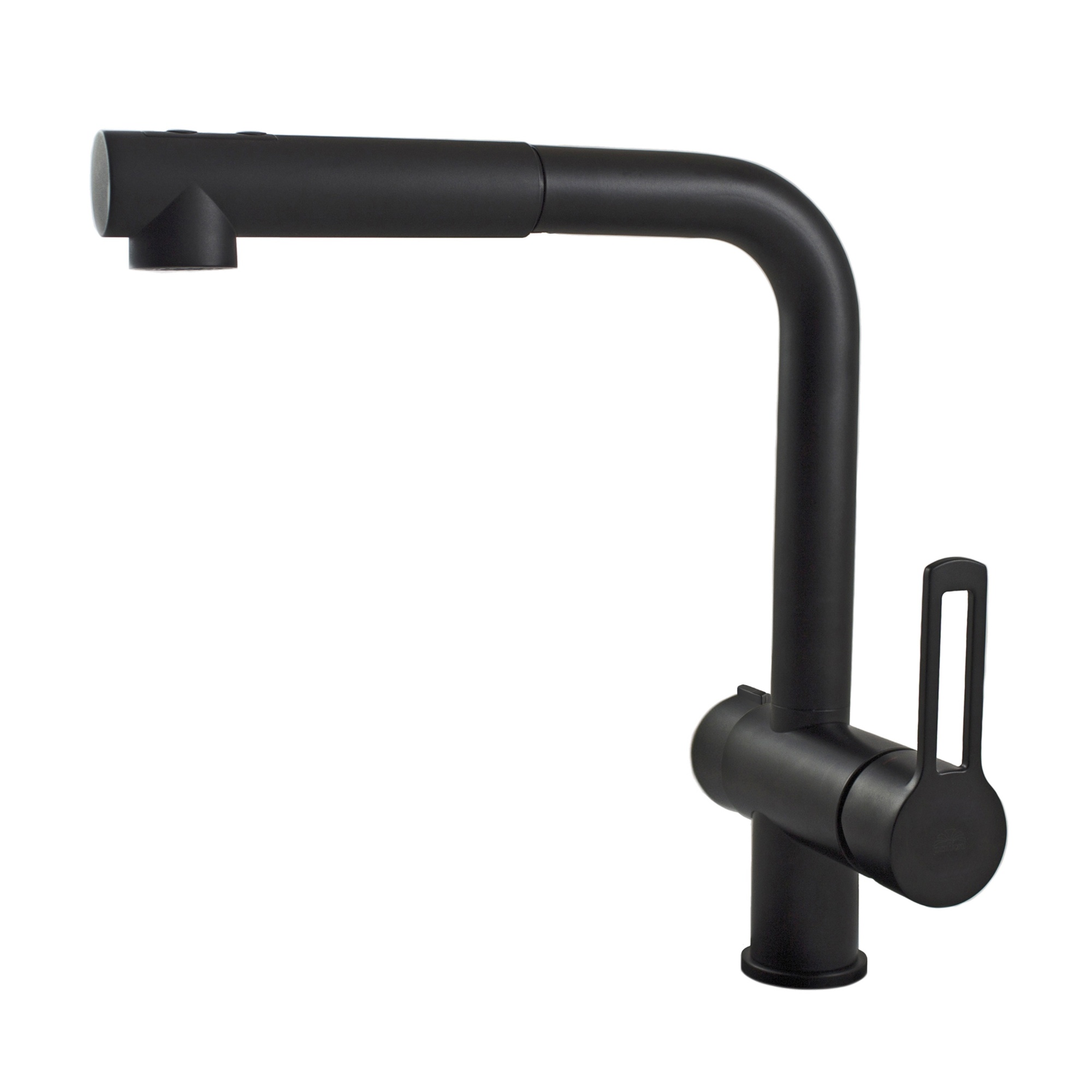 Смеситель для мойки Paffoni RINGO RIN295NO для ПИТЬЕВОЙ ВОДЫ с поворотным изливом Черный матовый