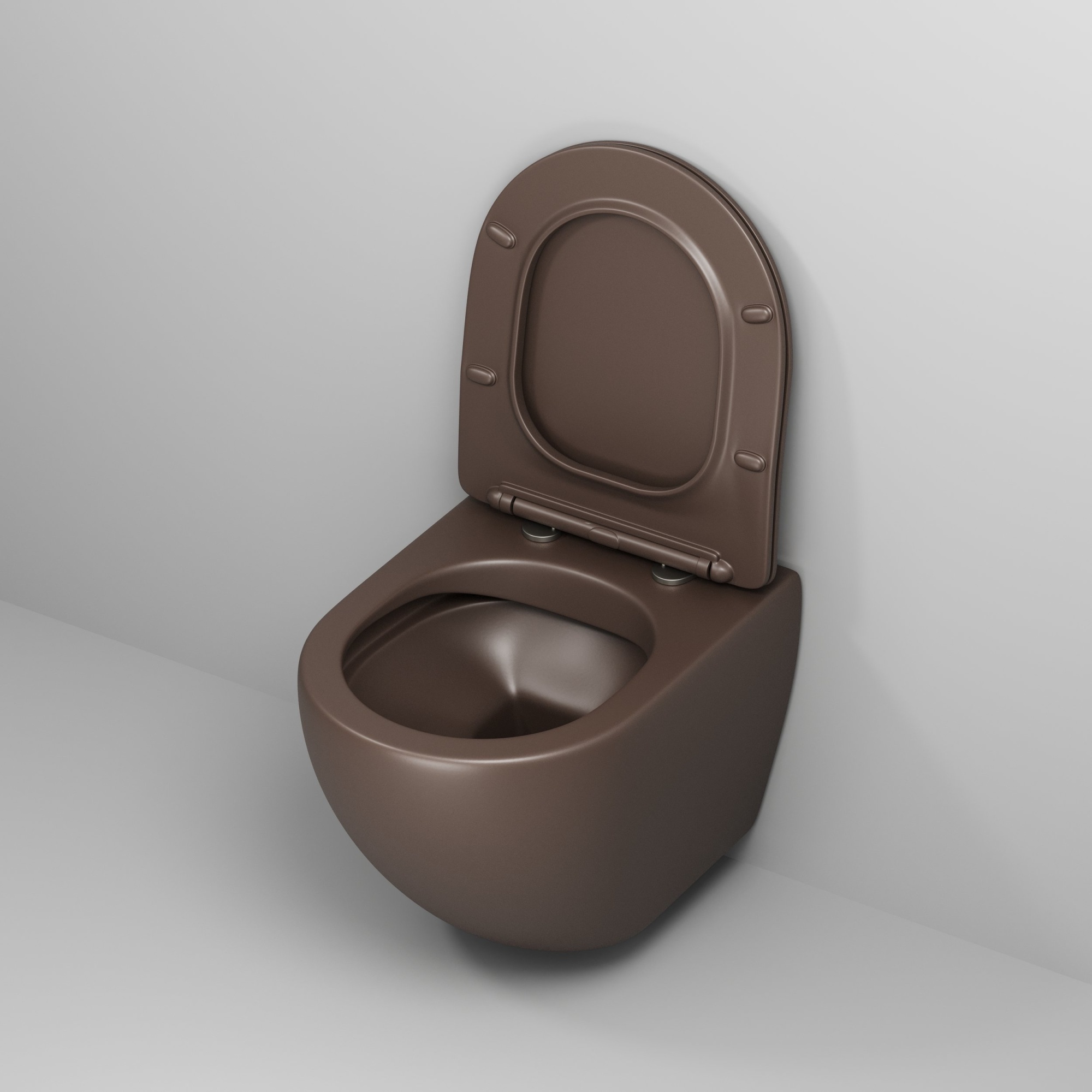 Унитаз gr-4455brms color (485*365*360) подвесной безободковый