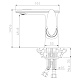 Смеситель для раковины Rossinka RS30 (RS30-11)