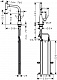 Смеситель Hansgrohe Metris 73852000 M5115-H220 для кухни