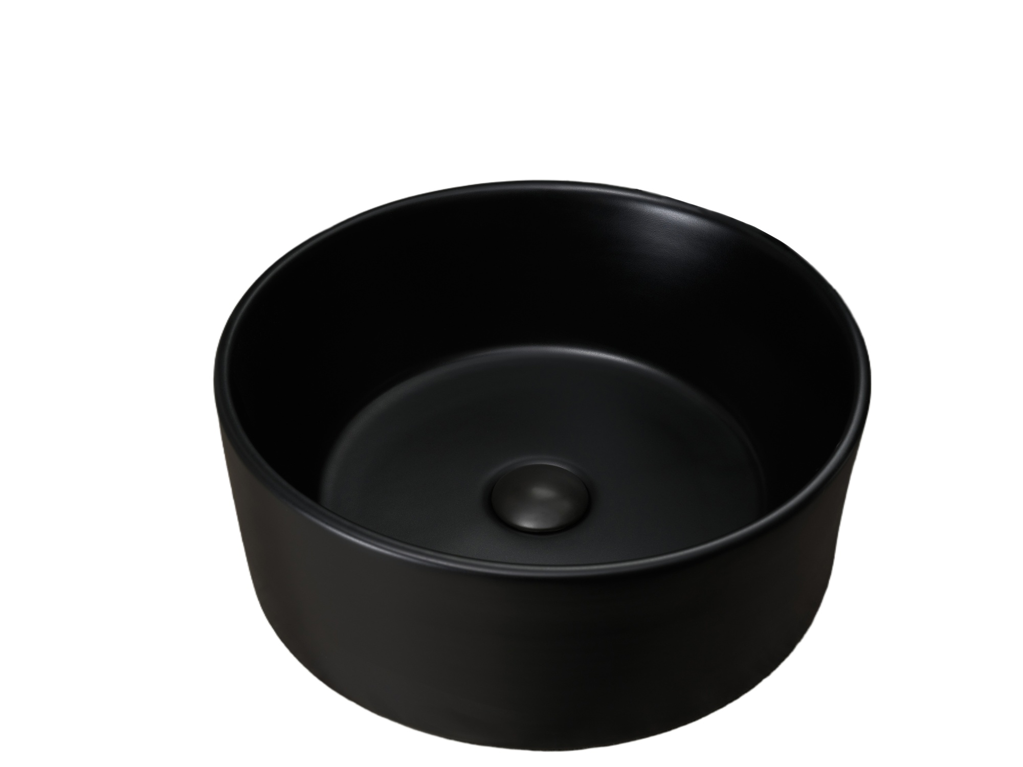 Раковина Gid Bm9011 53368 накладная черная матовая 40x40x15