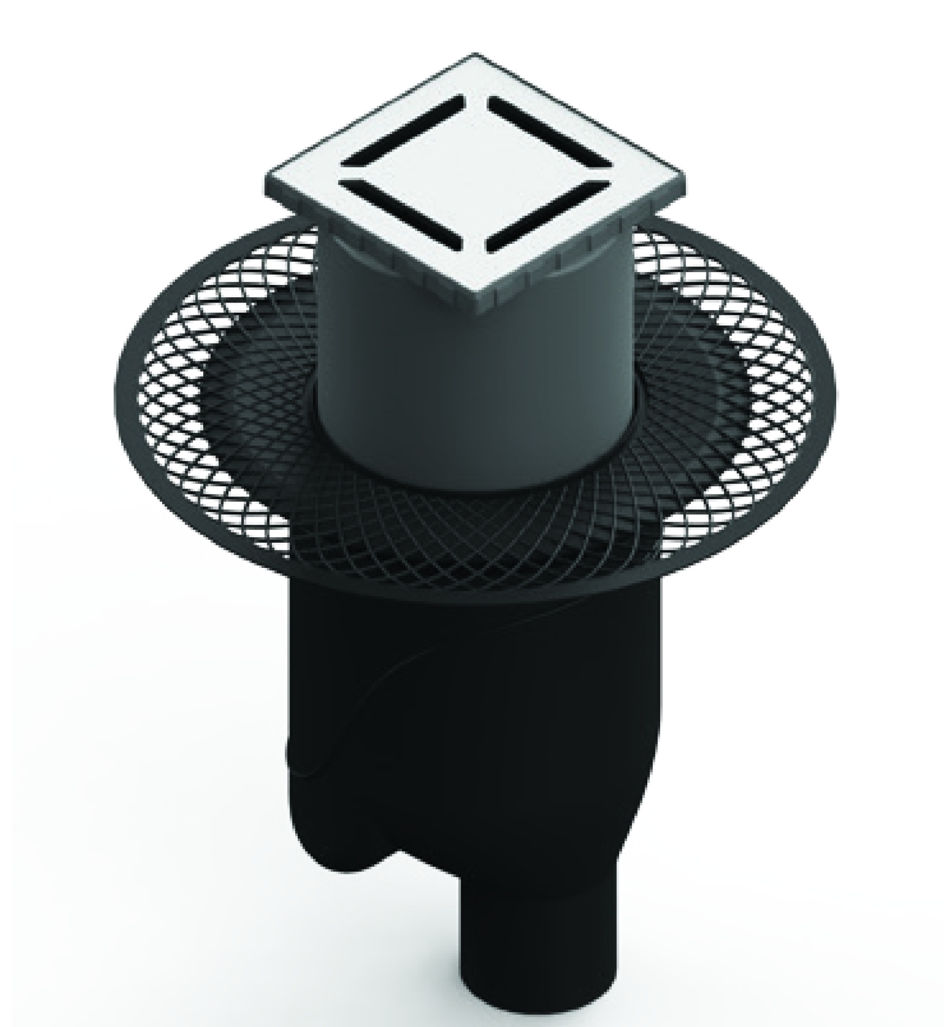 Душевой трап BERGES Wasserhaus PLATZ Norma 150х150 090059