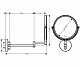 Зеркало Hansgrohe Logis Universal 73561000